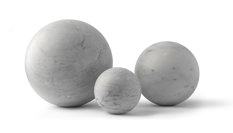 Esfaira Spheres - Honed Carrara