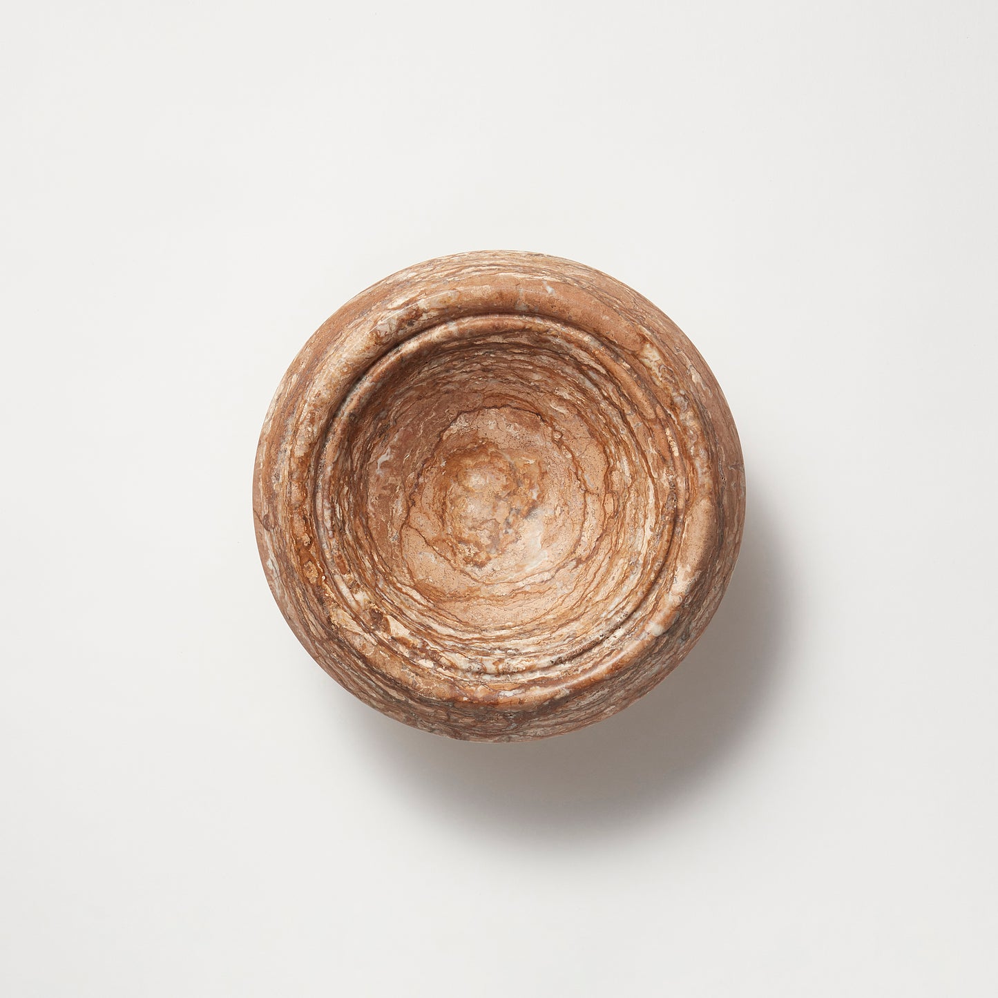 Bowl 7 Marron Travertine