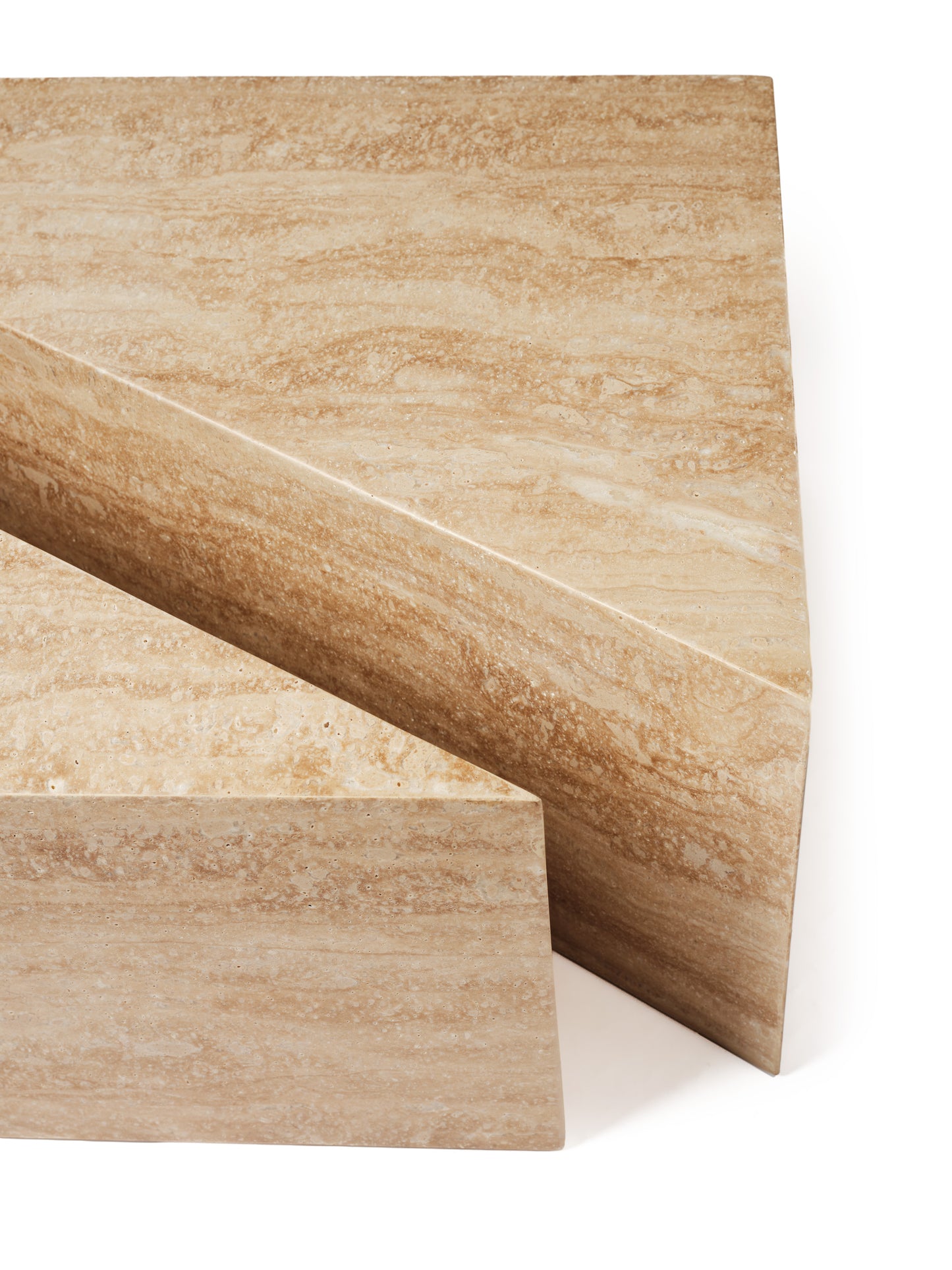 Wedge Tables - Travertine