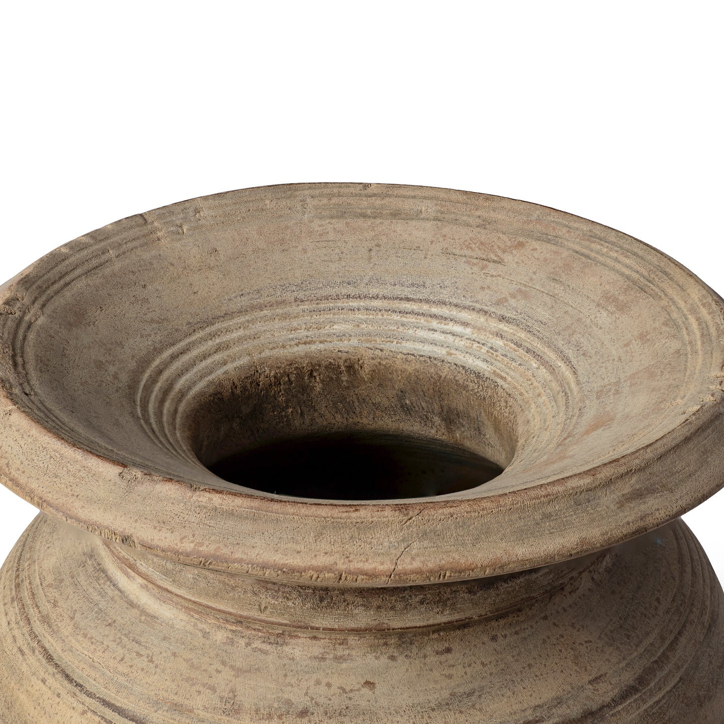 Saroj Found Teak Wood Oil Pot